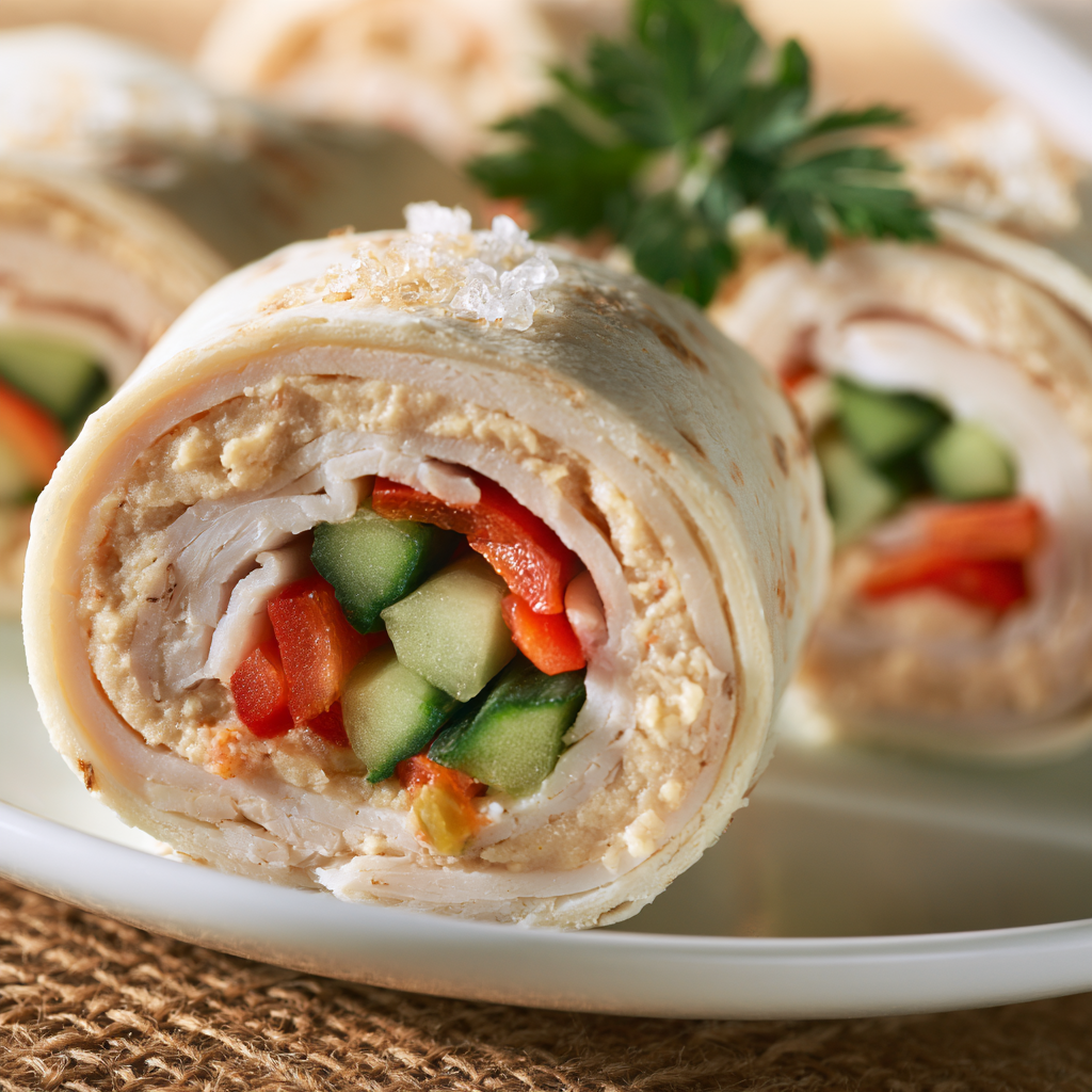 Turkey Pinwheels Meal Prep Box Recipe-cut into pieces