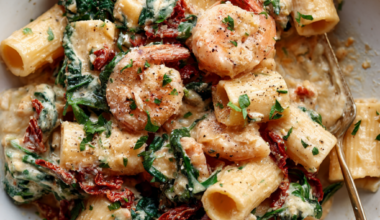 Tuscan Shrimp Pasta Recipe