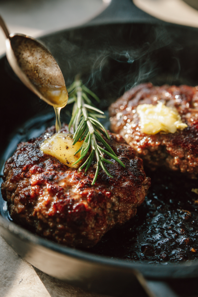Ultimate Steakhouse Beef Burgers-burger patties