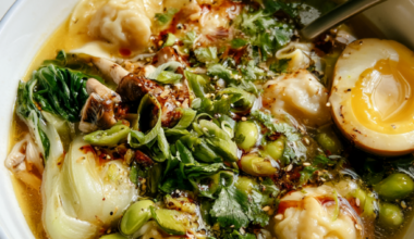 Wonton Soup with Frozen Wontons Recipe-chili oil