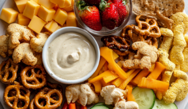 cheese platter board-kids party food