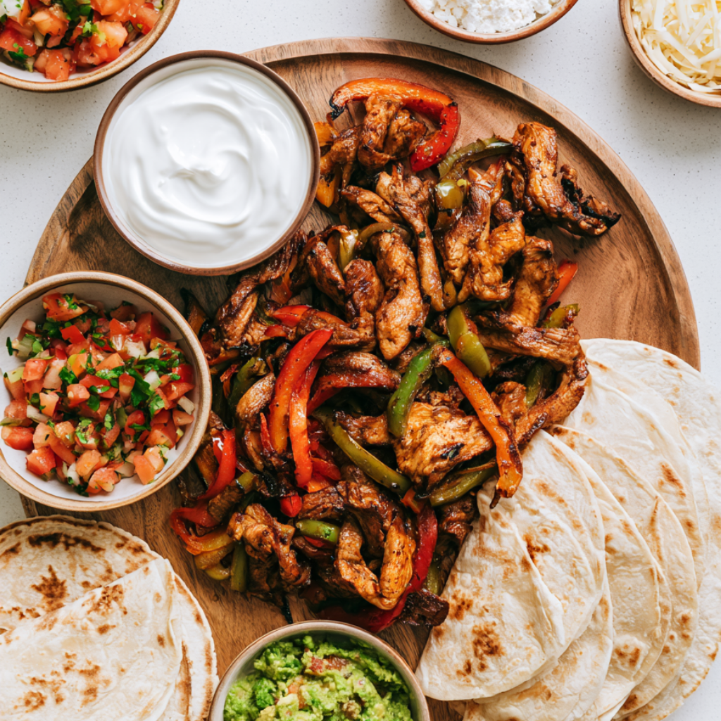 chicken fajita recipe-tacos