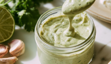cilantro lime dressing-jar