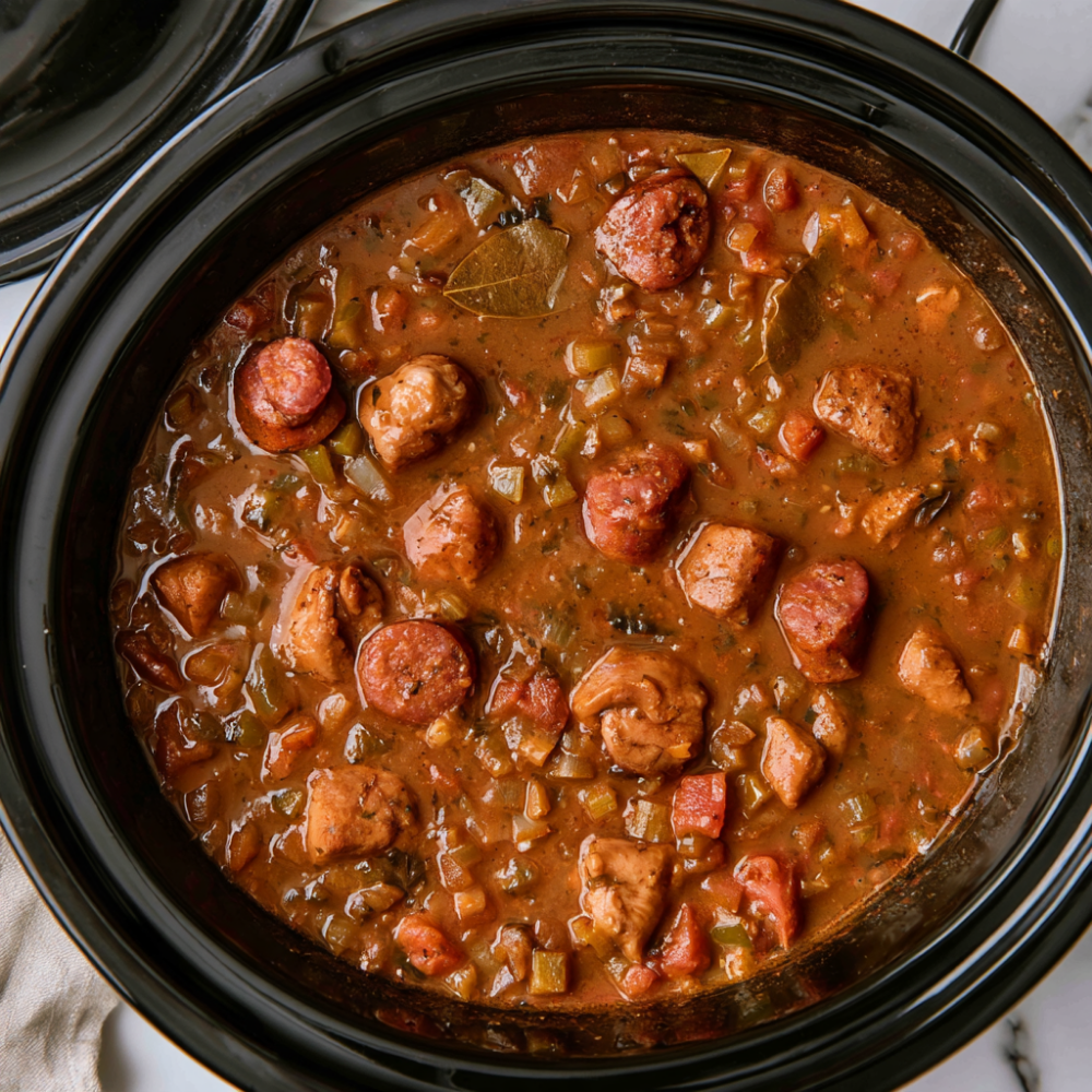 crockpot gumbo-slow cooker