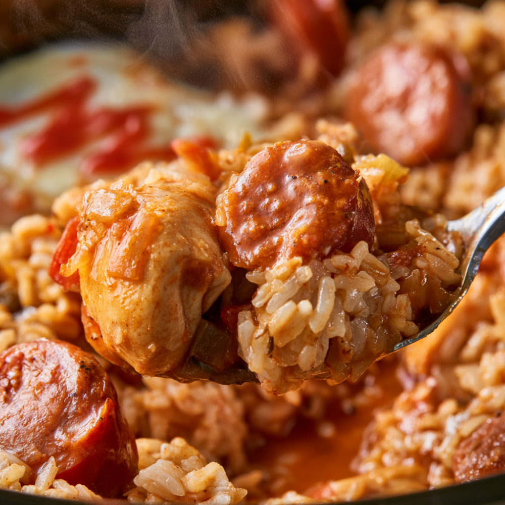 crockpot jambalaya-closeup