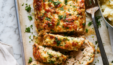 garlic parmesan chicken meatloaf