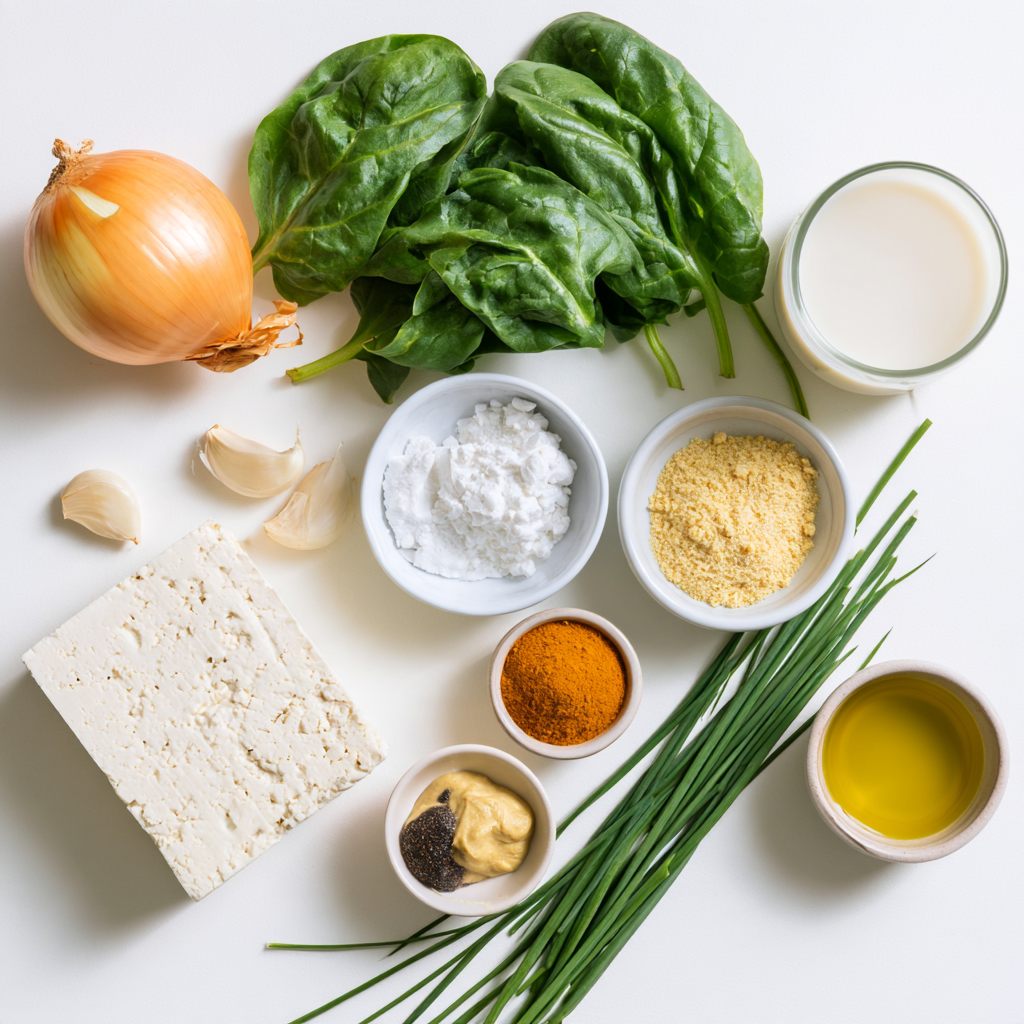 Vegan Tofu Scramble-Ingredients