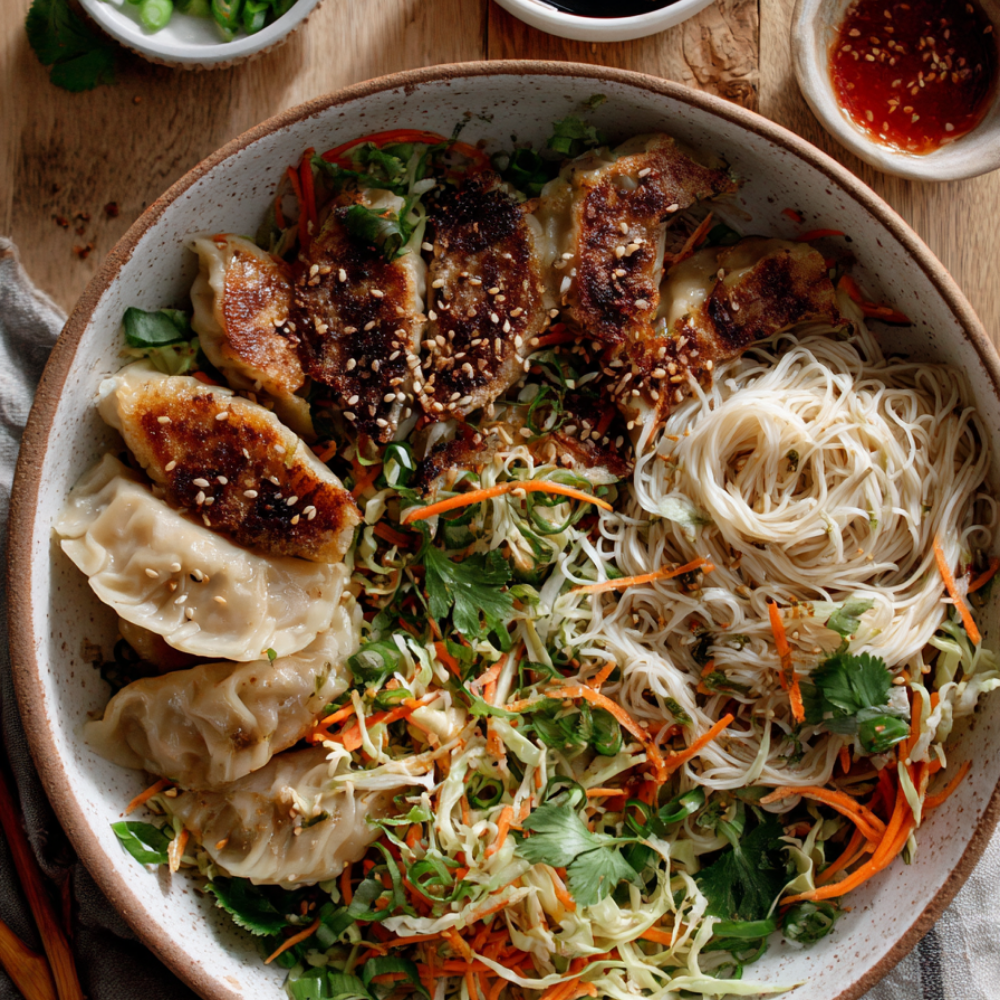potsticker noodle bowl-Vermicelli (thin)