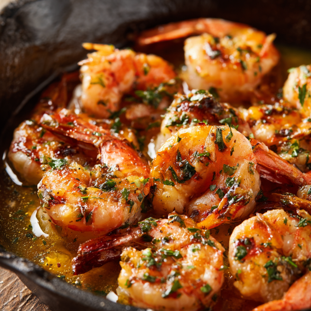 shrimp scampi recipe-garlic sauce